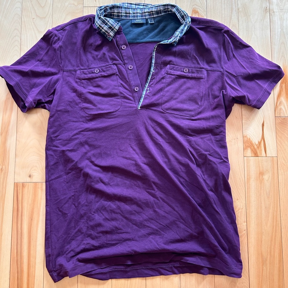 Mexx Purple polo size M